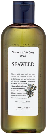 Шампунь для ухода за нормальной кожей головы - Lebel Natural Hair Soap With Seaweed 