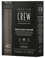 Краска для седых волос № 4/5 (Средний натуральный) - American Crew Precision Blend Medium Natural