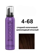 Тонирующий мусс — Schwarzkopf Professional Igora Expert Mousse №4-68 (Средний коричневый шоколадный красный)