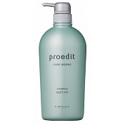 Шампунь для увлажнения, восстановления окрашенных сухих волос - Lebel Proedit Care Works  Soft Fit Shampoo