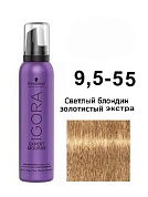 Тонирующий мусс — Schwarzkopf Professional Igora Expert Mousse №9,5-55 (Светлый блондин золотистый экстра)