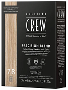 Краска для седых волос № 7/8 (Блонд) - American Crew Precision Blend Light